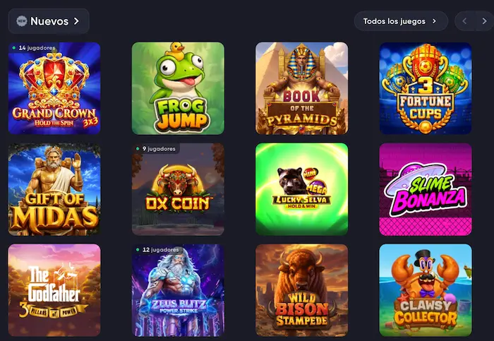 Spinarium Casino Juegos games